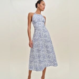 Reformation Yuliy Linen Dress In Chloe, brand new without tagsn never worn.